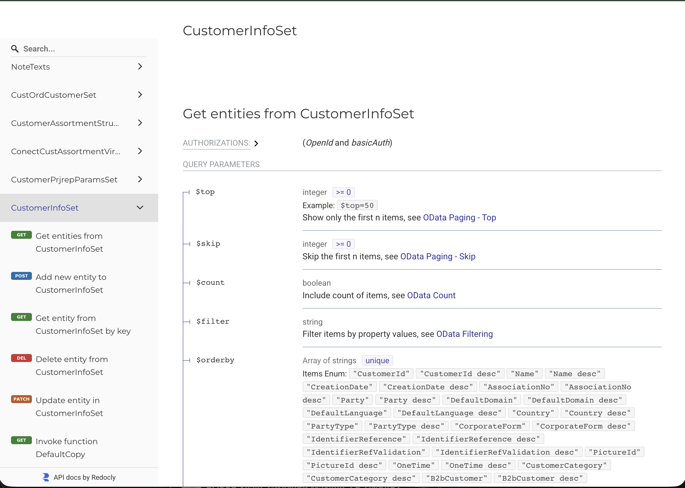 Exploration d’une interface et de ses projections dans IFS Cloud