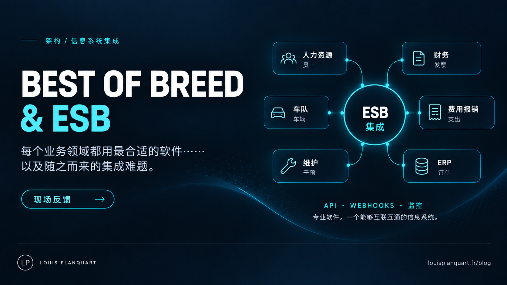 Best of Breed 与 ESB：通过 API、webhook 和受监控的流程连接业务应用
